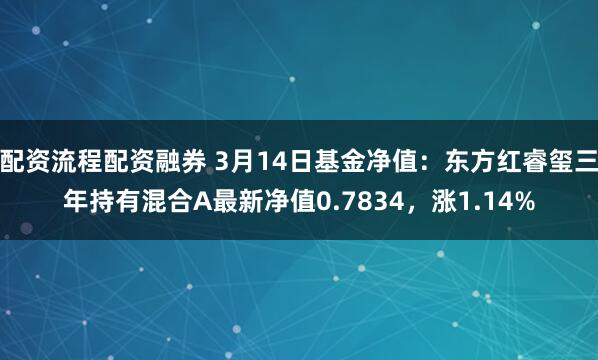 配资流程配资融券 3月14日基金净值：东方红睿玺三年持有混合A最新净值0.7834，涨1.14%