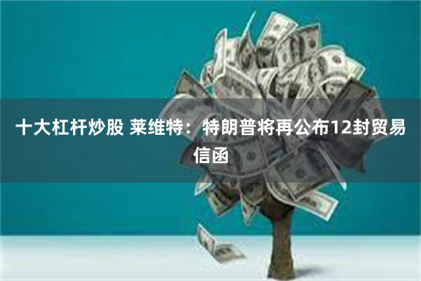 十大杠杆炒股 莱维特：特朗普将再公布12封贸易信函