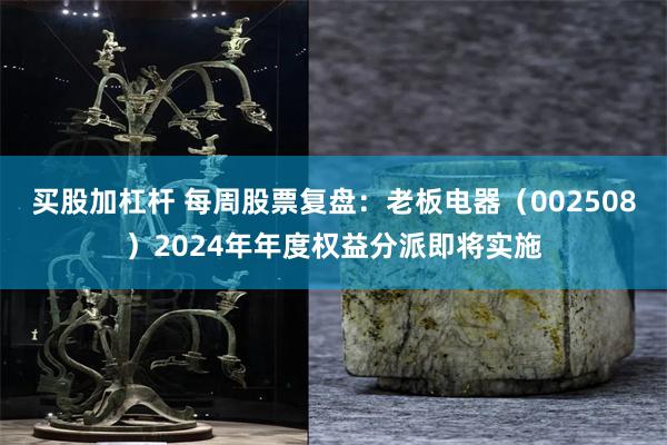 买股加杠杆 每周股票复盘：老板电器（002508）2024年年度权益分派即将实施