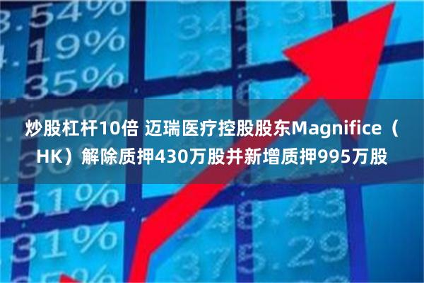 炒股杠杆10倍 迈瑞医疗控股股东Magnifice（HK）解除质押430万股并新增质押995万股