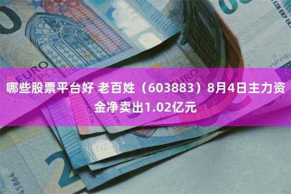 哪些股票平台好 老百姓（603883）8月4日主力资金净卖出1.02亿元