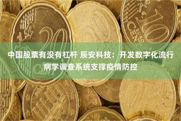 中国股票有没有杠杆 辰安科技：开发数字化流行病学调查系统支撑疫情防控